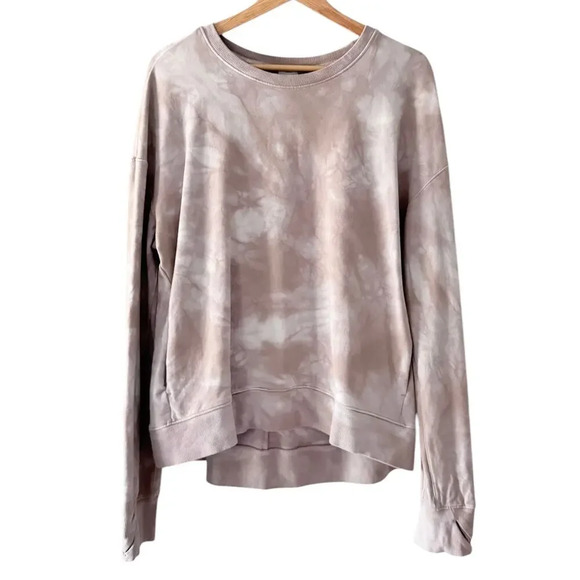 All in Motion Tie Dye Lounge Athletic Relaxed Fit Sweatshirt Size XL - Picture 4 of 8